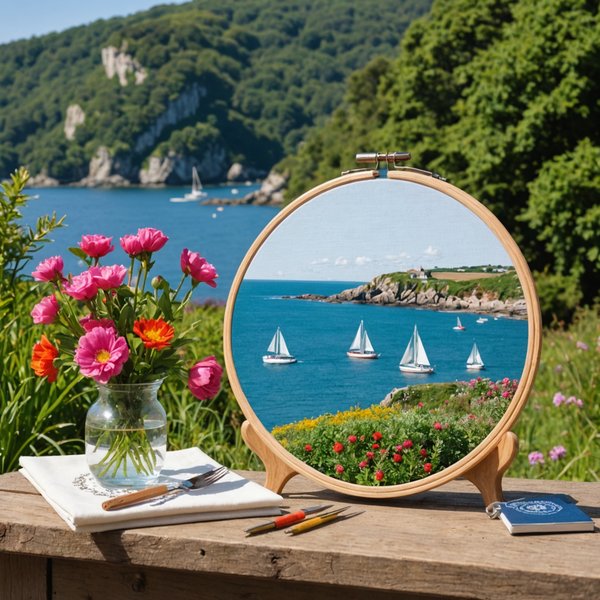 Comment trouver une location de vacances en Bretagne avec des ateliers de broderie et des excursions en mer?